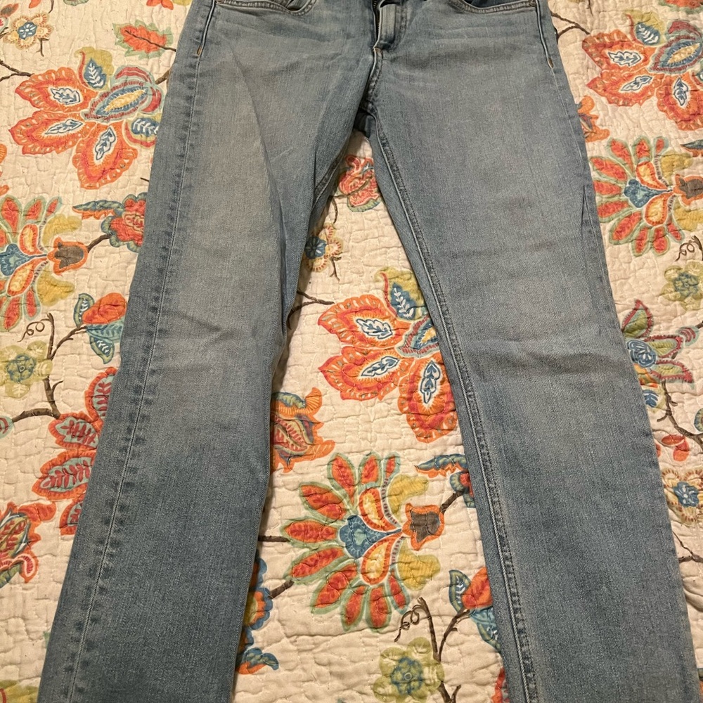 Rag & Bone Blue Straight Leg Jeans Classic Denim